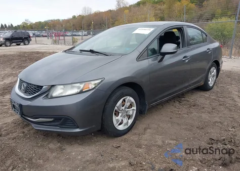 2013 Honda Civic Lx from USA, damaged, VIN 19XFB2F51DE095099